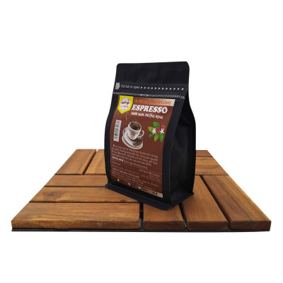 Cà Phê Rang Mộc Nguyên Chất - ESPRESSO (Gói 250gr) - Hương Thanh Thoát, Hậu Đậm, Vị Đắng Nhẹ - Pha Máy Hoặc Pha Phin - Coffee New