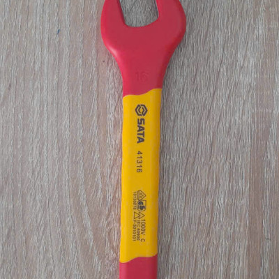 Cờ lê đầu mở 16mm cách điện 1000V VDE SATA 41316