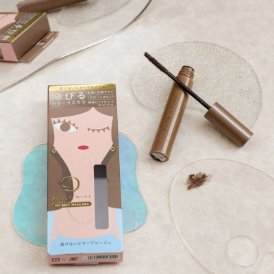 Mascara chống lem trôi màu xám đậm - Koji Dolly Wink My Best Mascara Bitter Greige