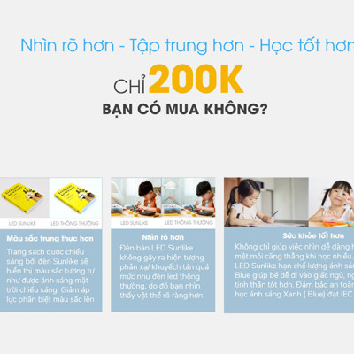 Đèn Bàn Học Đọc Sách Bảo Vệ Thị Lực RD – RL - 38.LED (Màu giao ngẫu nhiên) - Tặng kèm bút viết