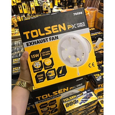QUẠT THÔNG GIÓ 150mm, 6 " TOLSEN 79598 - HÀNG CHÍNH HÃNG
