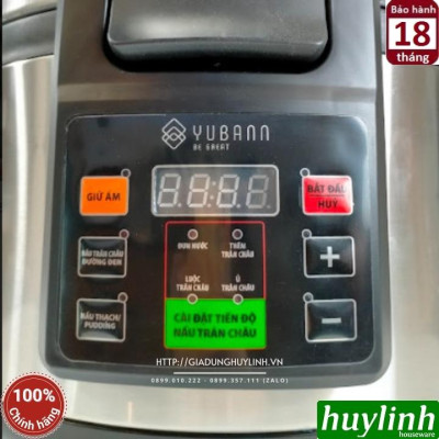 Nồi nấu ủ trân châu tự động đa năng Yubann 16 lít - Hàng chính hãng
