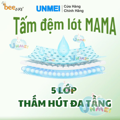 Tấm Lót, Tấm Đệm Lót MAMA Dùng 1 Lần Để Lót Bé Đi Vệ Sinh Lót Cho Phụ Nữ Sau Sinh, Người Lớn Cần Chống Thấm 60X60cm (10 Miếng/Bịch)