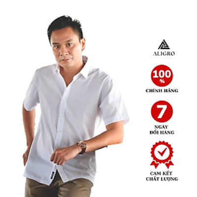 Áo Sơ Mi Cộc Tay Nam Aligro ALGS-C63