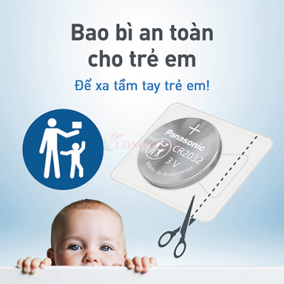 Hộp Pin nút Panasonic 3V CR-2032VN/5B (50 viên) - Hàng chính hãng