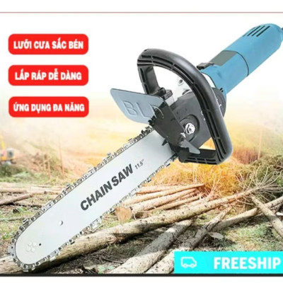 BỘ DỤNG CỤ CHUYỂN ĐỔI TỪ MÁY MÀI CẮT CẦM TAY SANG MÁY CƯA GỖ ĐA CHỨC NĂNG THUẬN TIỆN CHO MỌI NHÀ