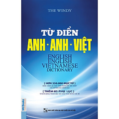 Từ Điển Anh Anh Việt Phiên Bản Bìa Mềm Màu Xanh - Giải Nghĩa Đầy Đủ Ví Dụ Phong Phú