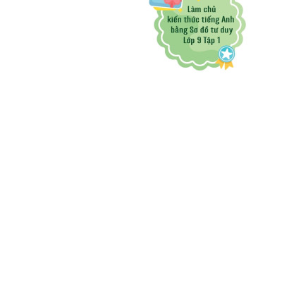 Sách - Làm Chủ Kiến Thức Tiếng Anh Bằng Sơ Đồ Tư Duy Lớp 9 - Tập 1