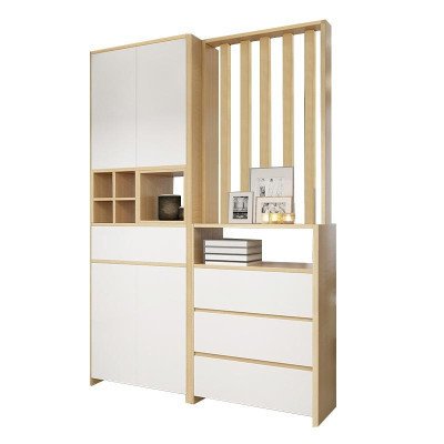 Tủ kệ trang trí kiêm vách ngăn phòng khách , nhà bếp 2VTK11 - Nội thất lắp ráp Viendong Adv