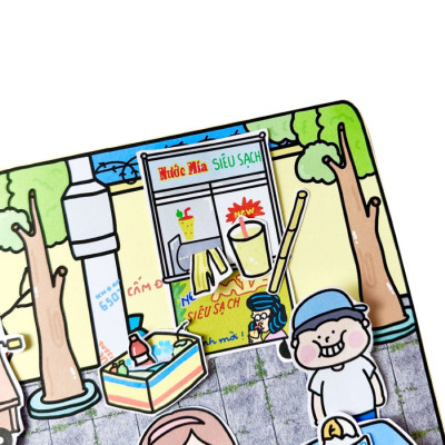 Bộ Tranh Tương Tác Cô Tiên Xanh - Vỉa Hè Thu Nhỏ