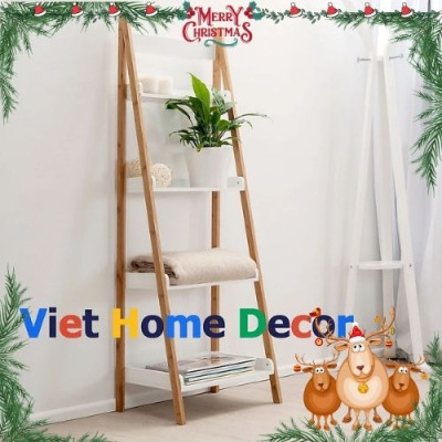 Kệ Hình Thang 4 Tầng CANA Gỗ Cao Cấp 9189 - Thương hiệu Viet Home Decor