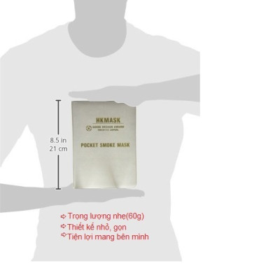 MẶT NẠ CHỐNG KHÓI, THOÁT HIỂM KHẨN CẤP HKMASK NHẸ, DỄ DÀNG THAO TÁC SỬ DỤNG