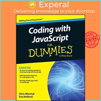 Sách - Coding with JavaScript For Dummies by Chris Minnick (US edition, paperback)