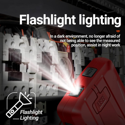 Đồng Hồ Vạn Năng KTS Chất Lượng Cao AN683 MH Màu Cảm Ứng Superview 5 Inch Pin Sạc Litihum CATIII NCV 6000 Counts Độ Chính Xác Cao