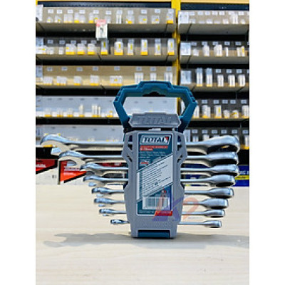 Bộ 8 cờ lê vòng miệng 8-19mm Total  THT102RK086