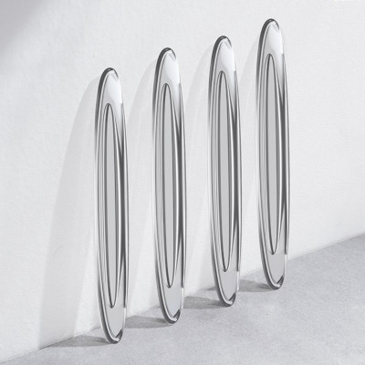 Miếng dán cao su chống trầy gắn cửa dùng cho ô tô Baseus Airbag Bumper Strip (bộ 4 cái, trong suốt) - Hàng chính hãng