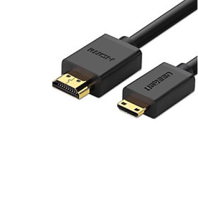 Ugreen UG11167HD108TK 1.5M 4K 60hz 2.0 Cáp Mini HDMI sang HDMI thuần đồng màu Đen - HÀNG CHÍNH HÃNG