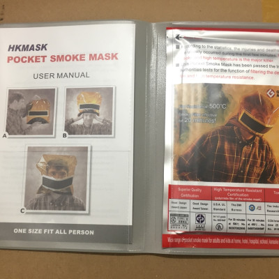 MẶT NẠ CHỐNG KHÓI, THOÁT HIỂM KHẨN CẤP HKMASK NHẸ, DỄ DÀNG THAO TÁC SỬ DỤNG