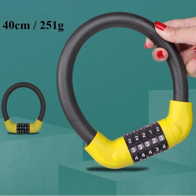 Dây khóa xe đạp, xe máy 5 số đổi được mật mã