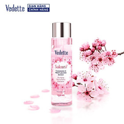 Toner Nước cân bằng dịu nhẹ Vedette Hương Hoa Anh Đào 150ml