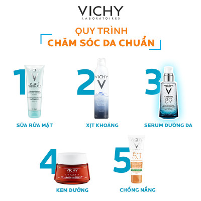 Dưỡng Chất Khoáng Cô Đặc Giúp Phục Hồi Và Bảo Vệ Da VICHY Minéral 89 (75ml) - TẶNG MÓC KHÓA