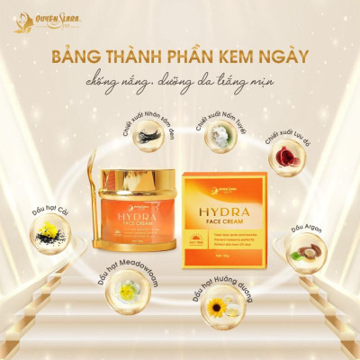 COMBO Kem Dưỡng Da Ngày Đêm HYDRA & BIO FACE CREAM - Mờ Đóm Nâu, Nám, Tàn Nhang, Da Trắng Bật Tông