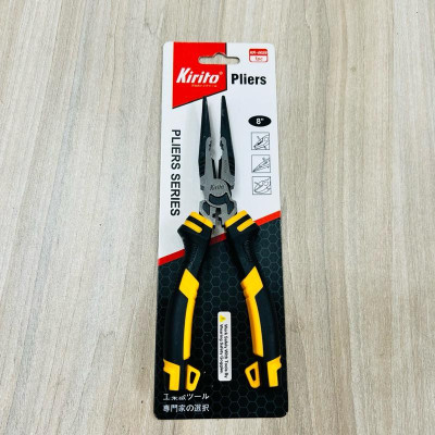 Kìm nhọn Kirito Japan cỡ 6 inch chính hãng chất liệu thép CRV không gỉ siêu cứng siêu bền