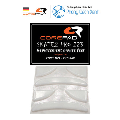 2 Bộ Feet chuột PTFE Corepad Skatez PRO XTRFY MZ1 ZY’S RAIL  - Hàng Chính Hãng