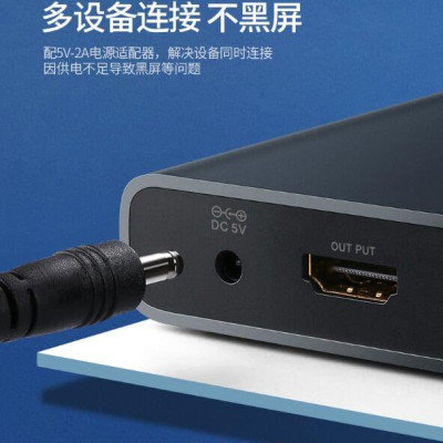 Ugreen UG50745CM201TK Bộ gộp HDMI 4 vào 1 hỗ trợ phân giải FULL HD - HÀNG CHÍNH HÃNG