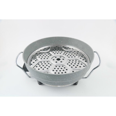 Nồi lẩu, chảo lẩu 3.5Lit men chống dính có thể chiên xào nấu FUJIKA có khung tay cầm chắc chắn, công suất 1350W-Hàng chính hãng, màu ngẫu nhiên