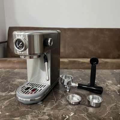 Máy pha cà phê bán tự động Espresso, Cappuccino, Latte thương hiệu Mỹ cao cấp HiBREW H10B - Hàng Nhập Khẩu