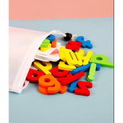 Bộ Đồ Chơi Học Đánh Vần Tiếng Anh Bằng Gỗ Cho Bé