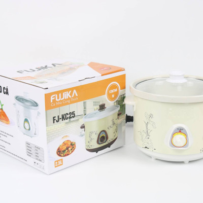 Nồi Kho Cá Fujika FJ-KC25 (2.5L) - Màu Ngẫu Nhiên - Hàng Chính Hãng
