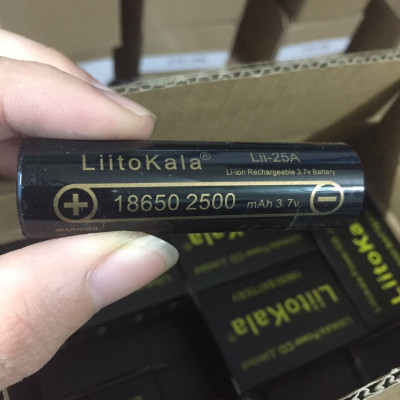 Pin sạc 18650 LiitoKala lii-25A 2500mAh Hàng Chính Hãng