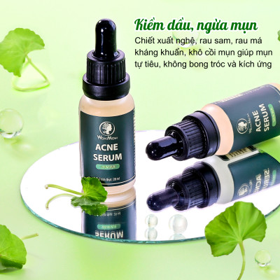 Bộ sạch mụn, trắng da mặt và body cơ bản Wonmom ( 1 Serum mụn + 1 Kem cấp ẩm + 1 Kem sữa nghệ toàn thân )