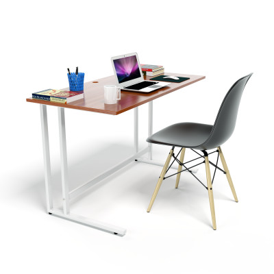 Bàn IBIE Rec-U Chân Trắng - Màu Cánh Gián