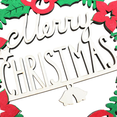 Bảng Gỗ Treo Tường Trang Trí Giáng Sinh - Bách Mộc - Noel Hoa