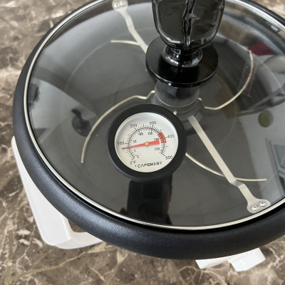 Máy rang hạt cà phê và các loại hạt tự động Thương hiệu Cafemasy Mỹ SCR-300, Công Suất Lớn 1200W, Rang 750gr/25 phút - Bảo Hành 12 Tháng, Hàng Nhập Khẩu