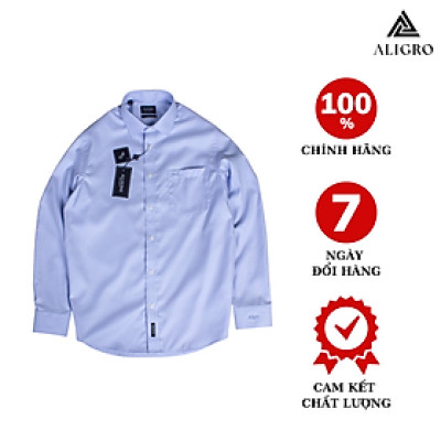 Áo sơ mi nam dài tay ALIGRO chất liệu pirma cotton mềm mịn, kiểu dáng đơn giản, tinh tế ALGS156