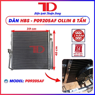 Dàn nóng HBS Model P09205AF cho xe tải Ollin 8 Tấn- Điện Lạnh Thuận Dung