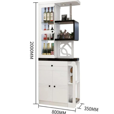 Tủ Vách Ngăn Gỗ MDF Nhập Khẩu Tundo HHP-TVN1904-08 Cao Cấp