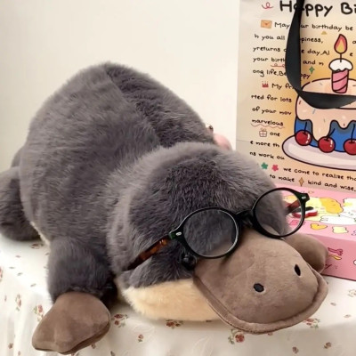 Thú nhồi bông rái cá mỏ vịt đáng yêu - Size 55cm đến 70cm - Quà tặng gấu bông thú mỏ vịt êm mịn cho bé.