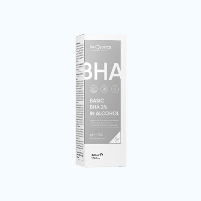 DrCeutics Dung Dịch Tẩy Da Chết Nền Cồn Basic BHA 2% In Alcohol 100ml/Chai