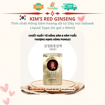 Tinh chất Hồng Sâm hoang dã từ Dãy núi Sobaek Kim