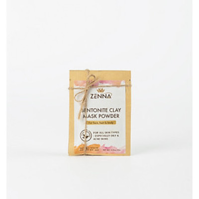 Mặt nạ bùn khoáng núi lửa kiểm soát dầu và mụn, thải độc tố, tái tạo da ZENNA Bentonite Clay 30g (5 túi/hộp) - Set du lịch - Phù hợp cho mọi loại da đặc biệt da dầu và mụn