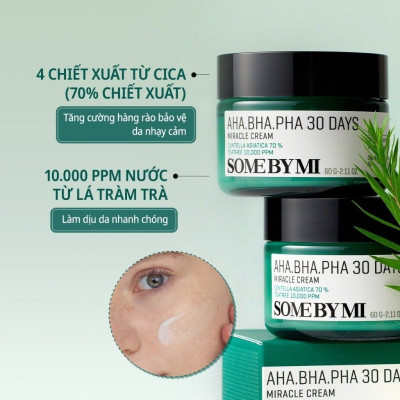 Kem dưỡng Some By Mi AHA- BHA-PHA 30 Days Miracle Cream