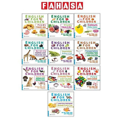 Sách - Bộ Sách Bé Học Tiếng Anh Qua Hình Ảnh (Bộ 10 Cuốn)
