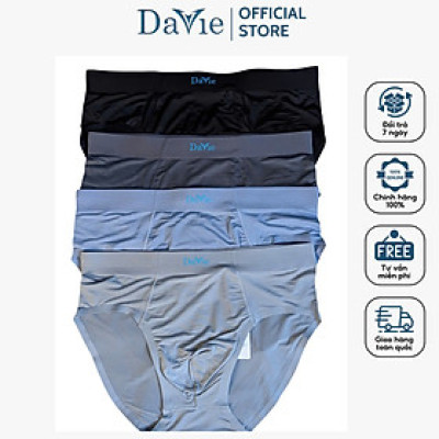 Quần Lót Nam Boxer Thương Hiệu Davie Dvlx001 Không Đường Viền, Co Giãn Tốt