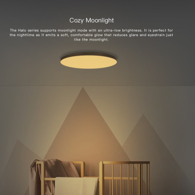 ĐÈN LED ỐP TRẦN THÔNG MINH YEELIGHT HALO 2020, YLXD50YL, 470MM, 52W, RGB, APPLE HOMEKIT - HÀNG CHÍNH HÃNG