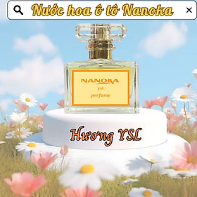 Nước hoa ô tô Nanoka hương ngọt ngào, kháng mùi như hôi, tanh, ẩm mốc,…trên xe ô tô, quần áo, phòng làm việc